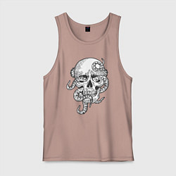 Мужская майка Skull octopus