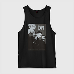 Майка мужская хлопок Depeche Mode 90 Violator, цвет: черный