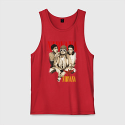 Мужская майка Nirvana rock band