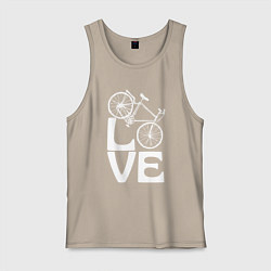 Мужская майка Любовь велосипедиста