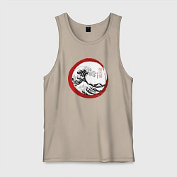 Мужская майка Волна от Канагава