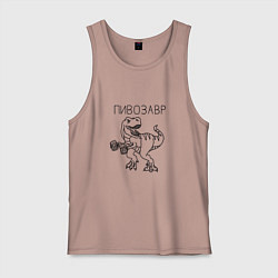 Мужская майка Пивозавр с кружками пива