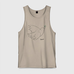 Мужская майка Пабло Пикассо - Голубь мира