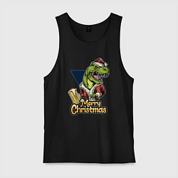 Мужская майка Merry christmas holiday