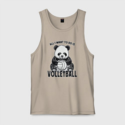 Мужская майка Panda volleyball