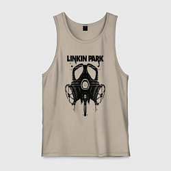 Мужская майка Linkin Park - gas mask