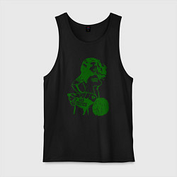 Майка мужская хлопок Go Celtics, цвет: черный