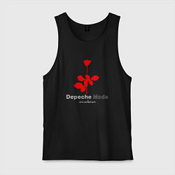 Мужская майка Depeche Mode - Violator rose logo