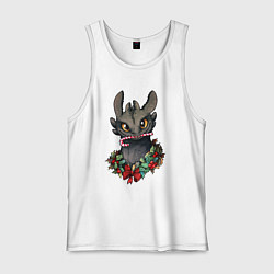 Мужская майка Новогодний Беззубик