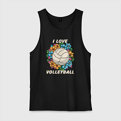 Мужская майка I love volleyball