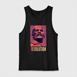 Мужская майка Lenin revolution