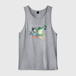 Мужская майка Маомао чиби и лягушка - Монолог фармацевта