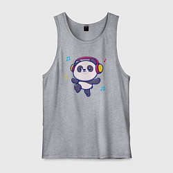 Мужская майка Music panda