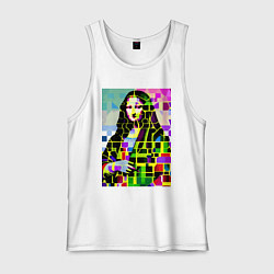 Мужская майка Mona Lisa - mosaic pop art