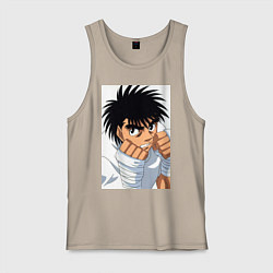 Майка мужская хлопок Иппо Боксер, цвет: миндальный