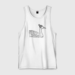 Мужская майка Утка в шапке