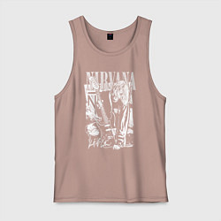 Мужская майка Нирвана - Курт Кобейн