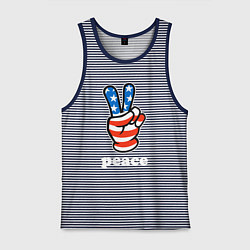 Мужская майка USA peace