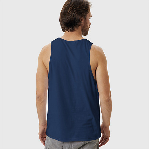 Мужская майка Милая коала на ветке / Тёмно-синий – фото 4