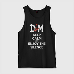 Мужская майка DM keep calm and enjoy the silence