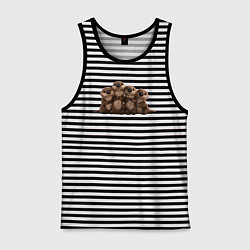 Мужская майка Мультяшные бобры