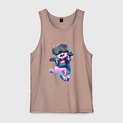 Мужская майка Кот-геймер в VR-шлеме