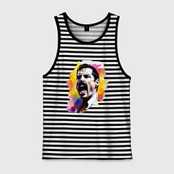 Мужская майка Фредди Меркьюри поет