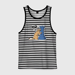 Мужская майка Кот Басимус и шахматная ладья