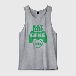 Мужская майка Есть спать игры