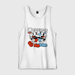 Мужская майка Cuphead and Mugman