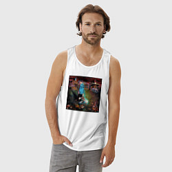 Майка мужская хлопок Korn - The Serenity of Suffering, цвет: белый — фото 2