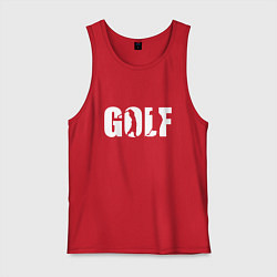 Мужская майка Гольф арт