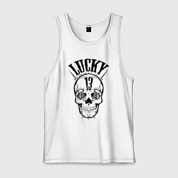 Мужская майка Lucky skull