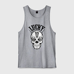 Мужская майка Lucky skull