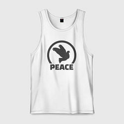 Мужская майка Peace bird