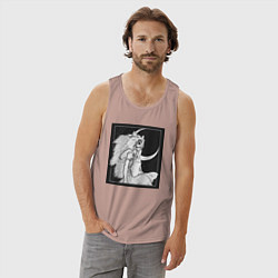 Майка мужская хлопок Принцесса Сан, цвет: пыльно-розовый — фото 2