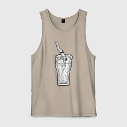 Мужская майка Пивной ныряльщик