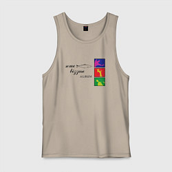 Майка мужская хлопок Depeche Mode - Some bizzare compilation, цвет: миндальный