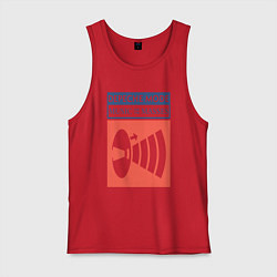 Майка мужская хлопок Depeche Mode - Music for the masses merch, цвет: красный