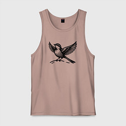 Мужская майка Пташка