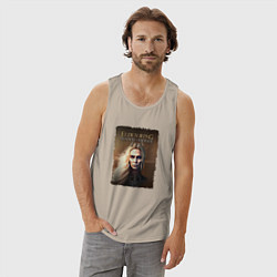 Майка мужская хлопок Elden ring - Shadow of the erdtree, цвет: миндальный — фото 2