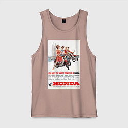 Мужская майка Honda мотоцикл