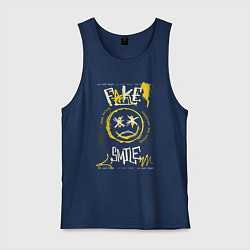 Мужская майка Фальшивая улыбка