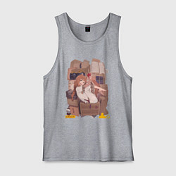 Мужская майка Волчица и пряности Холо арт