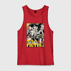 Майка мужская хлопок Pulp fiction - all stars, цвет: красный