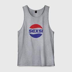 Майка мужская хлопок Sexsi - секси, цвет: меланж