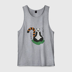 Мужская майка Узбагойся лемур мадагаскарский и надпись