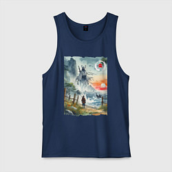 Мужская майка Ghost of Tsushima - watercolor