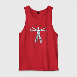 Мужская майка Витрувианский лентяй