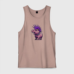 Мужская майка Суровая панк капибара